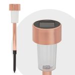Lampă solară LED pt. exterior - 300 x 45 mm, metal,  Auriu rosé Best CarHome