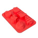 Formă de copt din silicon - motive de Crăciun - 25,5 x 16,5 x 3 cm Best CarHome
