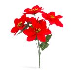 Decor de sărbători - Poinsettia roșie Best CarHome