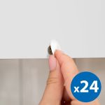 Set măști pentru șuruburi 13 mm - alb - 24 buc Best CarHome
