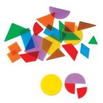 Forme geometrice transparente (408 piese) PlayLearn Toys