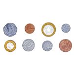 Set cu 700 monede de jucarie (lire) PlayLearn Toys