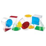 Corpuri geometrice gigant (10 piese) PlayLearn Toys