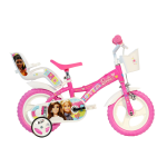 Bicicleta copii 12" - Barbie roz PlayLearn Toys