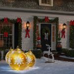 Sferă de Crăciun iluminată LED RGB gonflabilă - 60 cm Best CarHome