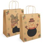 Pungă cadou - hârtie "Craft" - 265 x 127 x 330 mm - 2 tipuri/ pachet Best CarHome
