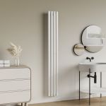 Radiator Nore 180x24cm alb 484W [neu.haus] HausGarden Leisure