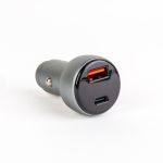 Adaptor brichetă auto cu tip C PD și priză USB, încărcare rapidă - afișaj de tensiune - 48W Best CarHome