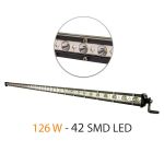 Bară Led Auto Off Road - 126W - 42 SMD LED Carguard Best CarHome