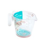 Pahar de măsură - 250 ml - plastic - piersic - 14 x 7,7 x 8,8 cm Best CarHome