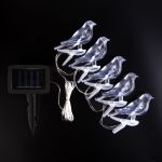 Șir de lumină solară - păsări, clip-on - 80 cm - 5 culori, LED RGB Best CarHome