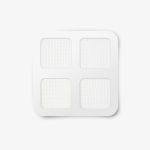 Plasture plasă de țanțari - 10 x 10 cm - alb - 4 buc/pachet Best CarHome