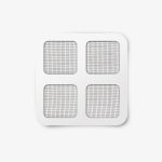 Plasture plasă de țanțari - 10 x 10 cm - gri - 4 buc/pachet Best CarHome
