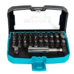 Set biti Detoolz, 32 de piese, cu prelungitor magnetic, material Cr-V FarmGarden AgroTrade