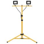 Proiector cu LED și trepied, 2x20 W, alb rece GartenMobel Dekor