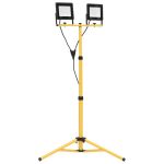 Proiector cu LED și trepied, 2x50 W, alb rece GartenMobel Dekor