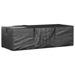 Geantă depozitare brad de Crăciun negru 135x40x55cm polietilenă GartenMobel Dekor
