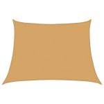 Pânză parasolar, gri deschis, 4/5x3 m, HDPE, 160 g/m², trapez GartenMobel Dekor