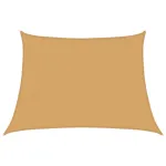 Pânză parasolar, gri deschis, 4/5x3 m, HDPE, 160 g/m², trapez GartenMobel Dekor