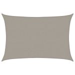 Pânză parasolar gri deschis dreptunghiular 2,5x4m HDPE 160 g/m² GartenMobel Dekor