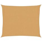 Pânză parasolar nisipiu dreptunghiular 2,5x3m HDPE 160 g/m² GartenMobel Dekor