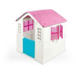 Casuta copii cu usa pentru animale - Alb& roz PlayLearn Toys