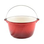 Ceaun fonta emailat 5l rosu Handy KitchenServ