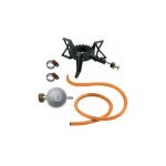 Set arzator gaz fonta 3 picioare cu regulator Handy KitchenServ