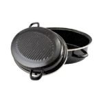 Tigaie cu capac pentru prajit rata 38*28cm Handy KitchenServ