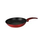 Tigaie antiaderenta din aluminiu cu inductie si pereti grosi 22cm Metal Red Line Handy KitchenServ