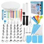 Set de Patiserie cu 66 de Piese și Șabloane pentru Decorarea Torturilor și Prăjiturilor Handy KitchenServ
