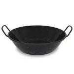 Tigaie adâncă Paella din otel emailată 28 cm Handy KitchenServ