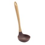 Polonic din silicon cu maner de lemn, 29cm Handy KitchenServ