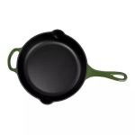 Tigaie din Fontă Emailată cu 2 Toarte 27 cm, Verde Handy KitchenServ