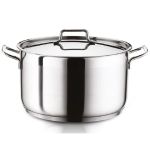 Oală din oțel inoxidabil Hascevher Anett cu capac metalic 18×10 cm, 2,3L Handy KitchenServ