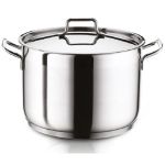 Oală din oțel inoxidabil cu capac metalic 10L Handy KitchenServ