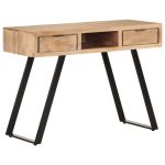 Birou, 107x45x79 cm, lemn masiv acacia cu margini naturale GartenMobel Dekor