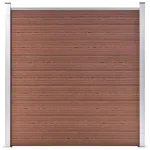 Gard de grădină, maro, 180 x 186 cm, WPC GartenMobel Dekor