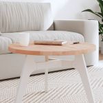 Blat de masă rotund, Ø60x2,5 cm, lemn masiv de fag GartenMobel Dekor