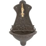 Chiuveta de gradina, aluminiu, maro, 25x11.5x41.5 cm, Strend Pro GartenVIP DiyLine