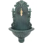 Chiuveta de gradina, aluminiu, verde, 37x19x61 cm, Strend Pro GartenVIP DiyLine