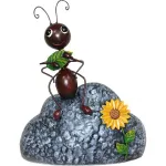 Decoratiune gradina, MagicHome, furnica, metalica, 24x15x30 cm GartenVIP DiyLine