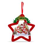 Decor pentru fereastră - LED alb cald - Steaua, om de zăpadă - ventuză Best CarHome