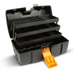 Geantă de scule pliabilă cu tavă triplă - plastic - 37 x 23 x 21 cm Best CarHome