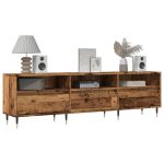 Comodă TV, lemn vechi, 150x30x44,5 cm, lemn prelucrat GartenMobel Dekor