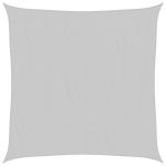 Parasolar, gri deschis, 5x5 m, 100% poliester Oxford GartenMobel Dekor