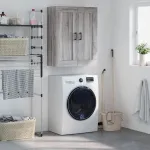 Dulap pe perete, sonoma gri, 69,5x34x90 cm, lemn prelucrat GartenMobel Dekor