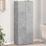 Fișet, gri beton, 60x32x153 cm, lemn prelucrat GartenMobel Dekor