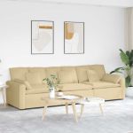 Canapea modulară cu perne, verde gri deschis GartenMobel Dekor