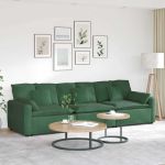 Canapea modulară cu perne, verde junglă GartenMobel Dekor